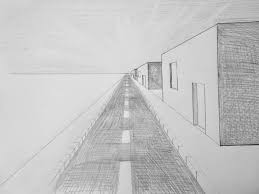 Fluchtpunktperspektive Mit Einem Punkt Strasse Zum Horizont Zeichnen Lernen Howto Draw Fluchtpunktperspektive Perspektive Zeichnen Perspektive