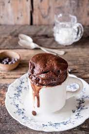Two Minute Chocolate Mug Cake A Fancy Cake In A Cup Recipe Low Carb Mug Cakes Mug Recipes Dessert Recipes