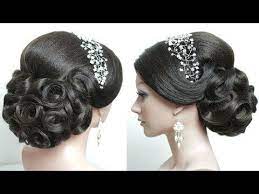 Indian Bridal Hairstyle Tutorial Wedding Updo For Long Hair Perfect Bun Youtube Long Hair Tutorial Indian Bridal Hairstyles Long Hair Updo