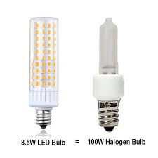 Don't worry, you aren't stuck replacing your whole fan. Aluxcia 8 5w E12 Led Light Bulb T3 T4 Candelabra Base E12 Ceiling Light 100w Halogen Replacement Candel Corn Bulb For Ceilin Light Bulb Led Bulb Led Light Bulb