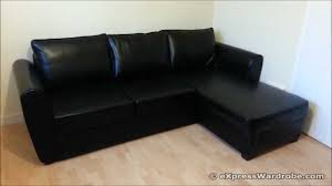 Leather corner sofa bed rihanna plus. Argos Siena Corner Leather Effect Sofa Bed With Storage Design Youtube