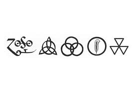 Led Zeppelin S 4 Symbols With The 5th And Last One On The Right Given To Sandy Denny Who Sang On Battle Of Ev Led Zeppelin Ancient Knowledge Sounds Good To Me