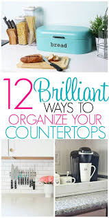 12 ways to organize kitchen countertops