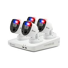Hanwha techwin delivers a comprehensive line of security cameras and surveillance solutions for analog and network based systems. Swann Enforcer 8 Channel 4 Camera Indoor Outdoor Wired 4k Uhd 2tb Dvr Security Camera Surveillance System White White Sodvk 85680w4rl Us Best Buy