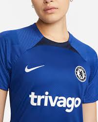 Dámské fotbalové tričko Nike Dri-FIT Chelsea FC Strike s krátkým rukávem.  Nike CZ