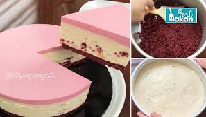 Resepi oreo cheesecake 5 bahan tanpa bakar tanpa gelatin base: Kek Oreo Red Velvet Cheese Tanpa Bakar Dan Kukus Kek 3 Lapis Yang Sedap Dan Cantik Port Makan