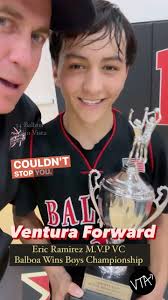 Eric Ramirez M.V.P VC @ramirez.eric13 , Balboa Wins Boys Championship,  @venturaforward @balboa_basketball , Congrats Mr Ramirez with your success 