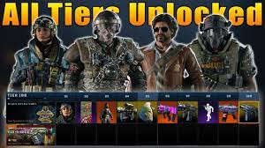Black Ops 4 Operation Grand Heist All 100 Tiers Unlocked New Black Market Youtube