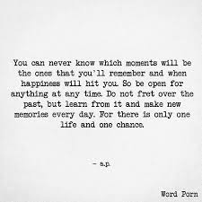 One Life One Chance Wordporn Another Chance Quotes Reflection Quotes Chance Quotes