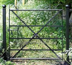Aleko paris style 14 ft. Estate Fencing Metal Field Gates Designer Metal