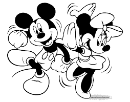 Download this adorable dog printable to delight your child. Mickey And Minnie Mouse Coloring Pages 3 Disneyclips Com