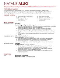 Job duties can vary, but they commonly include answering incoming phone calls and emails, responding to inquiries. Secretary Admin Assistant Cv Template Cv Samples Examples