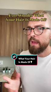Here's what your hair is made of💡 #tipsforhairgrowth #hairtok #haired...