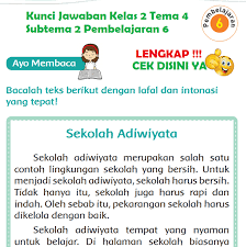 Check spelling or type a new query. Lengkap Kunci Jawaban Kelas 2 Tema 4 Subtema 2 Pembelajaran 6 Simple News Kunci Jawaban Lengkap Terbaru