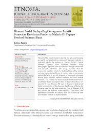 Oleh samhis setiawan diposting pada 8 juli 2021. Pdf Dimensi Sosial Budaya Bagi Keragaman Praktik Perawatan Kesehatan Penderita Malaria Di Topoyo Provinsi Sulawesi Barat