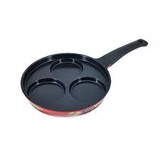 Yongjun Egg Burger Mold Fry Pan Aperture 10cm Ceramic Non Stick Micro Breakfast Pot Frying Pan Pot Three Hole Home Frying Ceramic Non Stick Egg Burger Pan