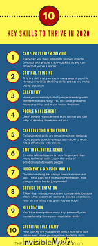 Learning 10 Key Skills For Work Getting Ready To Thrive In 2020 Sales Skills Skills To Learn Personal Development Skills