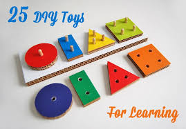 25 Diy Toys For Learning Diy Kids Toys Diy Toys Learning Toys