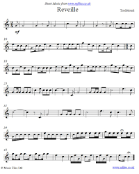 Free sheet music preview of last post for trumpet solo by miscellaneous. Traditional Reveille A Military Bugle Call Sheet Music