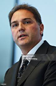 Gerald Putnam, CEO of Archipelago Corp., speaks during a NASDAQ... News  Photo