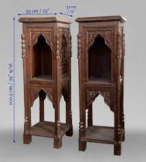 Perfect for your bedroom to create more wardrobe space. Neo Gothic Style Bedroom Furniture Set In Carved Oak Wood Bedroom Bed