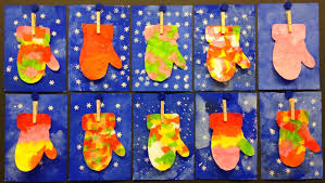#bastelnmitkinder #kindervideos #diyideen 5 schnelle und einfache winter diy bastelidee für kinder.kreative ideen für das basteln im winter: 30 Christmas Paper Collages For Kids Winter Crafts For Kids Winter Art Projects Christmas Crafts For Kids