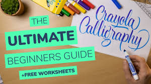 How To Do Calligraphy With Crayola Markers 2020 Lettering Daily Alrighty friend, this post is a doozy. do calligraphy with crayola markers