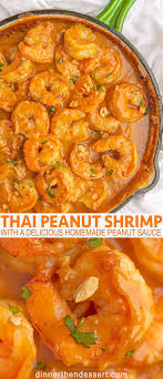 How to make thai crunch salad with peanut dressing. Thai Peanut Shrimp Restaurant Quality In 20 Mins Dinner Then Dessert