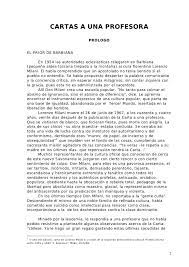 Check spelling or type a new query. Cartas A Una Profesora