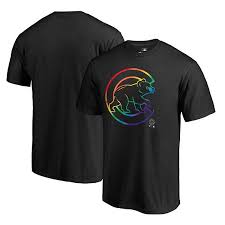 Never miss a monday shirt. Men S Fanatics Branded Black Chicago Cubs Pride Logo T Shirt