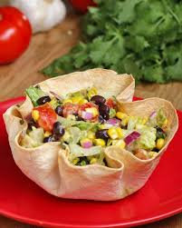 Tortilla Bowl Southwestern Salad Recipe By Tasty Recipe Southwestern Salad Recipes Southwestern Salad Mexican Food Recipes