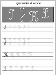 Apprendre à écrire les différentes lettres de l'alphabet. Epingle Par Severine Sur Lettres Ecrire En Cursive Cahier D Ecriture Cahier De Maternelle