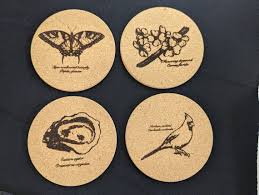 Virginia State Flora & Fauna Cork Coasters