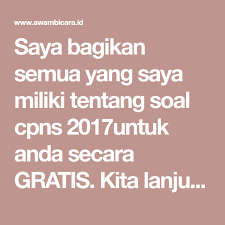 Contoh Latihan Soal Pancasila Twk Cpns 2019 Update Latihan