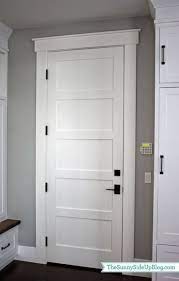 This can be used on the wall of your home, or you can create a bench back for a seating area in your home. Farmhouse Trim Moldings Simple 52 Best Ideas Farmhouse Interior Doors Door Handles Interior Interior Door Trim