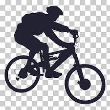 Hombre Montado En Bicicleta Ilustracion Bicicleta De Montana Bicicleta Ciclismo Silueta Bmx Png Clipart Bike Art Bike Mountain Clipart