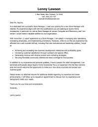 Store Manager Cover Letter Examples | Retail | Livecareer