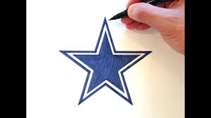 Discover and download free cowboys logo png images on pngitem. How To Draw The Dallas Cowboys Star Logo Youtube