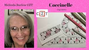 Zentangle Art Lesson Coccinelle tangle pattern #339