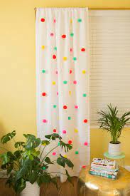 Pom Pom Curtain Diy Via Oh Joy Blog Pom Pom Curtains Diy Curtains Diy Tassel Curtains
