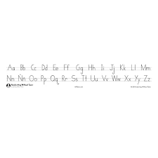 In cursive, we teach lowercase letters first to help children learn cursive skills in the easiest, most efficient way. Spanish Print Alphabet Desk Strips Learning Without Tears 9781948729468