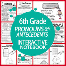 Dedicate some time to learning demonstrative pronouns: Pronouns And Antecedents Activities 6th Grade Context Clues Pronoun Worksheets