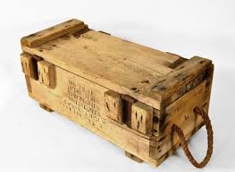 Military Ammo Box Vintage Wooden French Crate For Explosive Ammunition Army Ammo Chest Loft Trunk Treasury Wood Case Artille Ammo Box Crates Wood Accessories