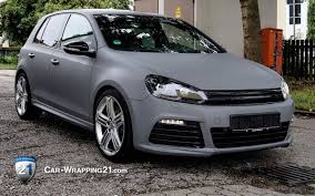 Vw Golf Grau Matt Autofolierung Volkswagen Volkswagen Golf