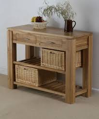 Galway Solid Oak Funiture Range Oak Console Table With Storage Baskets Oak Furniture Land Www Oakfurnitureland Co Uk Range Galway Solid Oak With Images Baskets For Shelves
