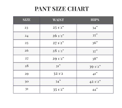 Sizing Chart Four Sisters Boutique