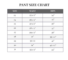 sizing chart four sisters boutique