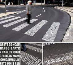 Pedestrian Crossing Street Art Combo Designcombo Arte Urbano Paso De Cebra Paso De Peatones