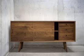 60 Solid Black Walnut Buffet Table Sideboard Credenza Etsy Minimalist Sideboard Modern Buffet Table Buffet Table