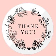 How to make a logo. Round Thank You Stickers For Small Or Large Business Logo 100 X 35mm Ebay